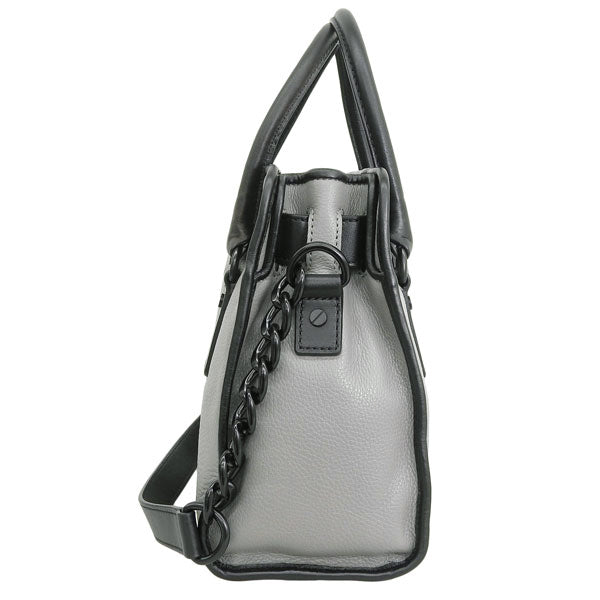 マイケルコース バッグ レディース トートバッグ レザー グレー HMLTN FRENCH BINDING EW SATCHEL 30F5THVS2T-531 MICHAEL KORS