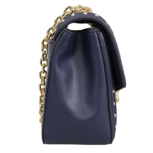 マイケルコース バッグ レディース ショルダーバッグ レザー ネイビー SOHO LG FRMEOUT CHN SHLDR 30S1G1SL7U-442 MICHAEL KORS
