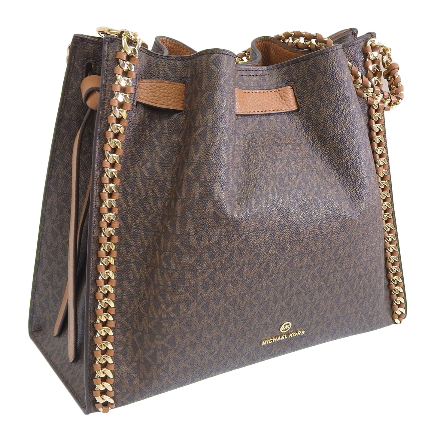 マイケルコース バッグ レディース トートバッグ ブラウン MINA LG CHAIN SHLDR TOTE 30S1G4ME3B-252 MICHAEL KORS