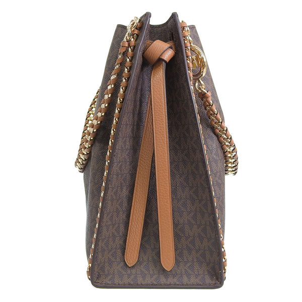 マイケルコース バッグ レディース トートバッグ ブラウン MINA LG CHAIN SHLDR TOTE 30S1G4ME3B-252 MICHAEL KORS