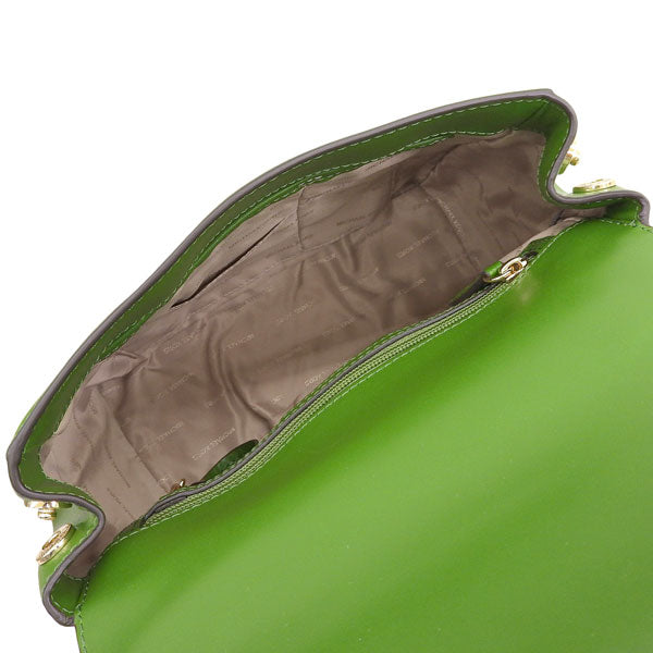 マイケルコース バッグ レディース 2WAY ショルダーバッグ ハンドバッグ レザー グリーン MOTT MD TH SATCHEL 30S8GOXS2L-304 MICHAEL KORS