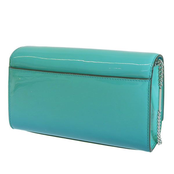 マイケルコース バッグ レディース ショルダーバッグ レザー ブルー MOTT LG EW CLUTCH 30S8SOXC7A-439 MICHAEL KORS