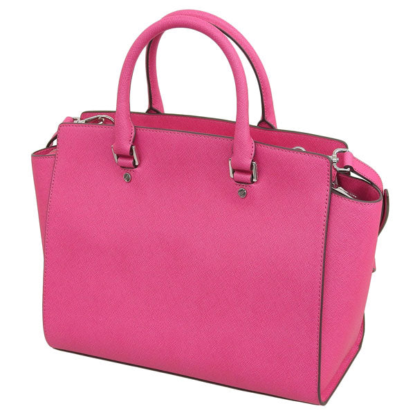 マイケルコース バッグ レディース トートバッグ レザー ピンク SELMA LG TZ SATCHEL 30T3SLMS7L-562 MICHAEL KORS