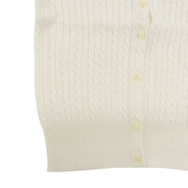 ラルフローレン 衣類 レディース カーディガン L コットン アイボリー CORE REPLEN 313543047012LWT RALPH LAUREN