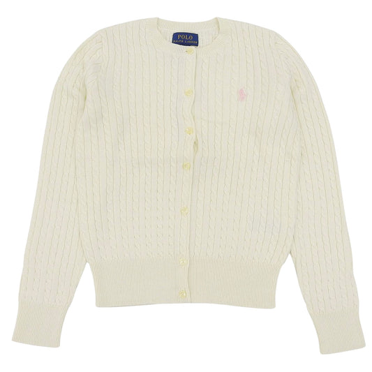ラルフローレン 衣類 レディース カーディガン M コットン アイボリー CORE REPLEN 313543047012MWT RALPH LAUREN