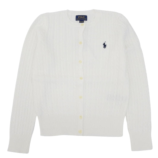 ラルフローレン 衣類 レディース カーディガン L コットン ホワイト CORE REPLEN 313543047064LWTNV RALPH LAUREN