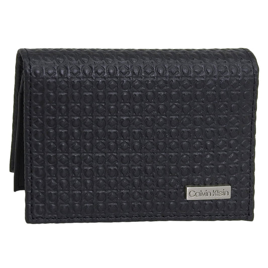 カルバンクライン 名刺入れ メンズ カードケース ビジネス レザー ブラック 31CK200001 CALVIN KLEIN
