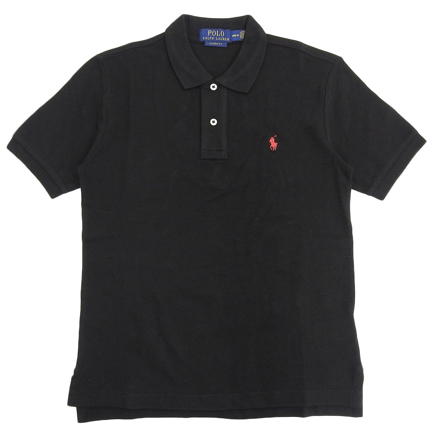 ラルフローレン 衣類 メンズ レディース 半袖 ポロシャツ M コットン ブラック CORE REPLEN 323603252001MBK RALPH LAUREN