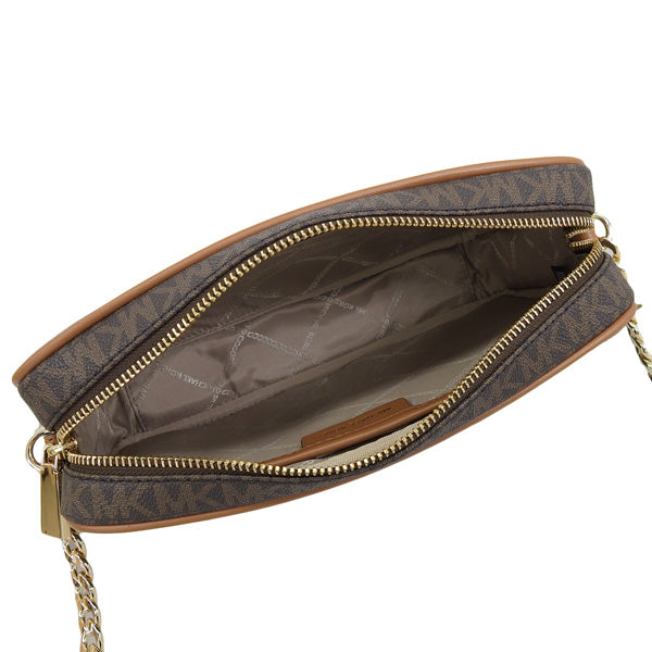 マイケルコース バッグ レディース ショルダーバッグ ブラウン JET SET LG EW CROSSBODY 32F1GJ6C7B-200 MICHAEL KORS 母の日　土日祝も毎日発送します