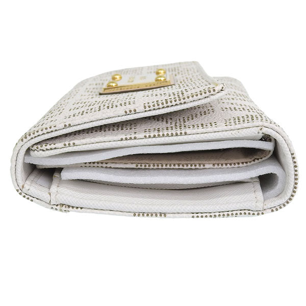 マイケルコース MICHAEL KORS レディース 長財布 バニラホワイト PVC  レザー 32f1gjse4b-150