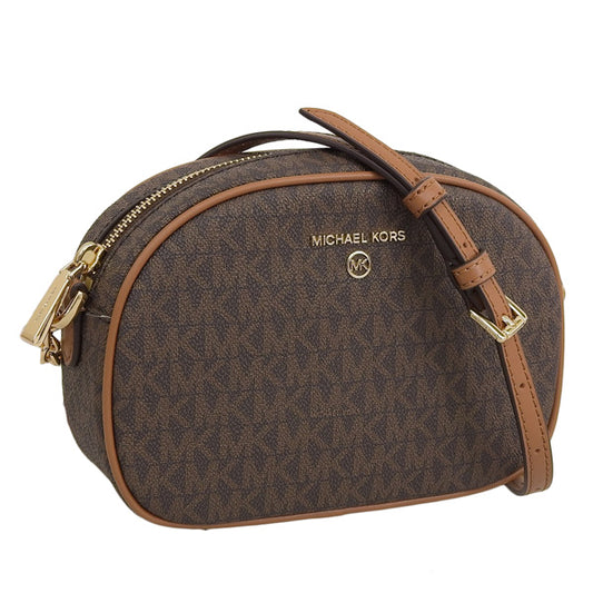 マイケルコース バッグ レディース ショルダーバッグ アウトレット ブラウン JET SET CHARM SM OVAL CMRA XBODY 32F2GT9C0B-BRNACOR MICHAEL KORS 母の日　土日祝も毎日発送します