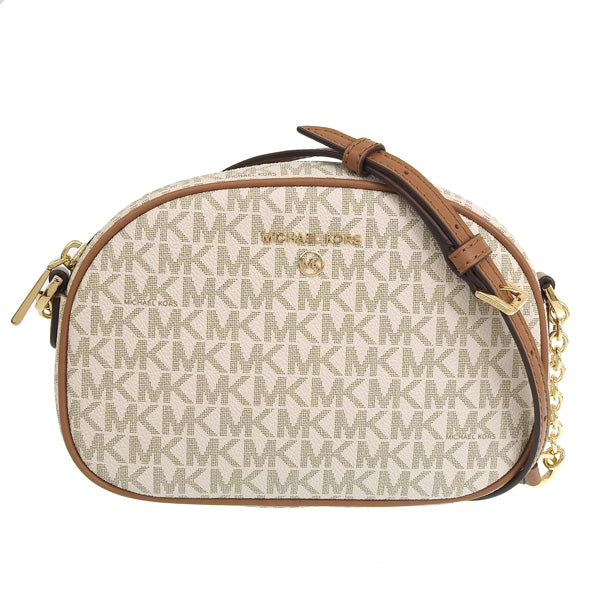 マイケルコース バッグ レディース ショルダーバッグ アウトレット チョーク JET SET CHARM SM OVAL CMRA XBODY 32F2GT9C0B-VANILLA MICHAEL KORS 母の日　土日祝も毎日発送します