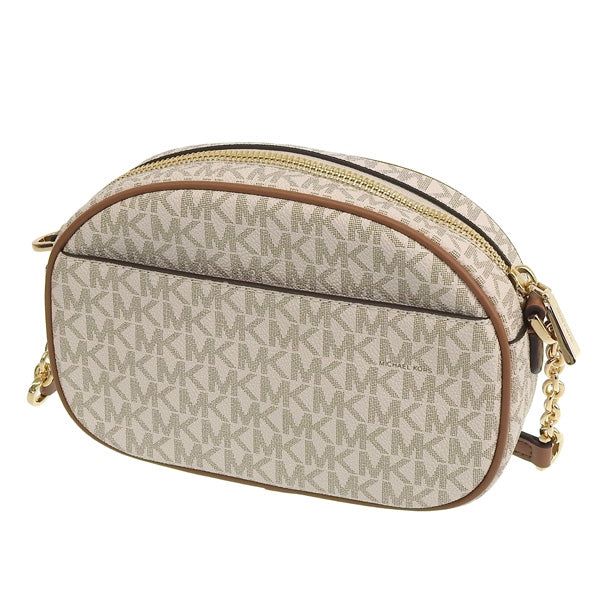 マイケルコース バッグ レディース ショルダーバッグ アウトレット チョーク JET SET CHARM SM OVAL CMRA XBODY 32F2GT9C0B-VANILLA MICHAEL KORS 母の日　土日祝も毎日発送します