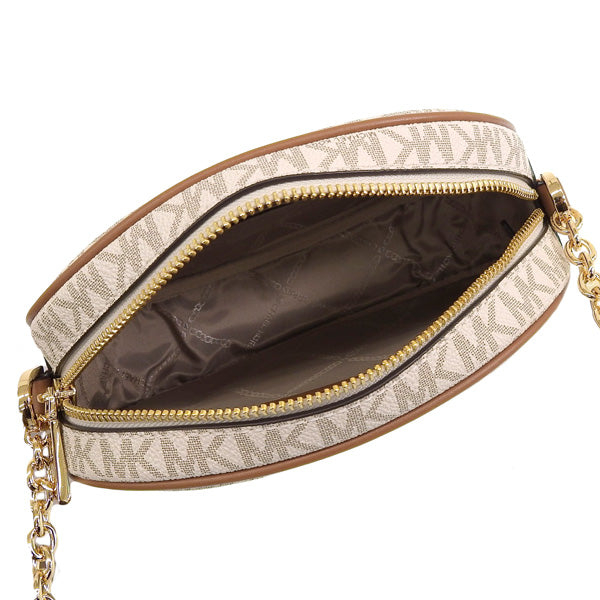 マイケルコース バッグ レディース ショルダーバッグ アウトレット チョーク JET SET CHARM SM OVAL CMRA XBODY 32F2GT9C0B-VANILLA MICHAEL KORS 母の日　土日祝も毎日発送します