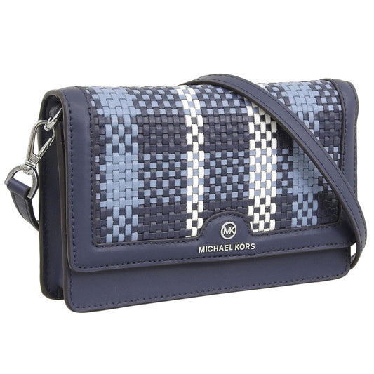 マイケルコース バッグ レディース ショルダーバッグ レザー ネイビー JET SET CHARM SM PHONE CROSSBODY 32S2ST9C5U-407 MICHAEL KORS