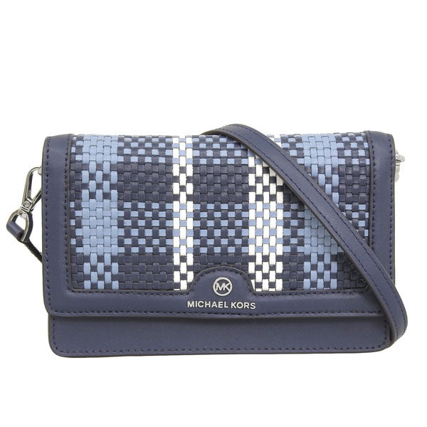 マイケルコース バッグ レディース ショルダーバッグ レザー ネイビー JET SET CHARM SM PHONE CROSSBODY 32S2ST9C5U-407 MICHAEL KORS