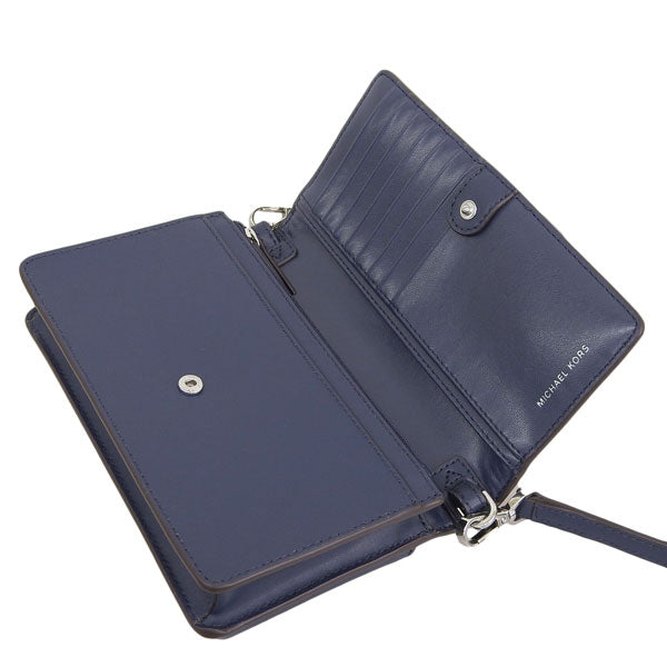 マイケルコース バッグ レディース ショルダーバッグ レザー ネイビー JET SET CHARM SM PHONE CROSSBODY 32S2ST9C5U-407 MICHAEL KORS