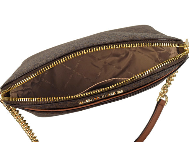 マイケルコース MICHAEL KORS 斜めがけショルダーバッグ チェーン アウトレット 35f1gtvc6b-brown レディース 女性 プレゼント ブランド ギフト 母の日　土日祝も毎日発送します