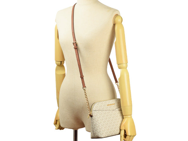 マイケルコース MICHAEL KORS 斜めがけショルダーバッグ チェーン アウトレット 35f1gtvc6b-vanilla レディース 女性 プレゼント ブランド ギフト 母の日　土日祝も毎日発送します