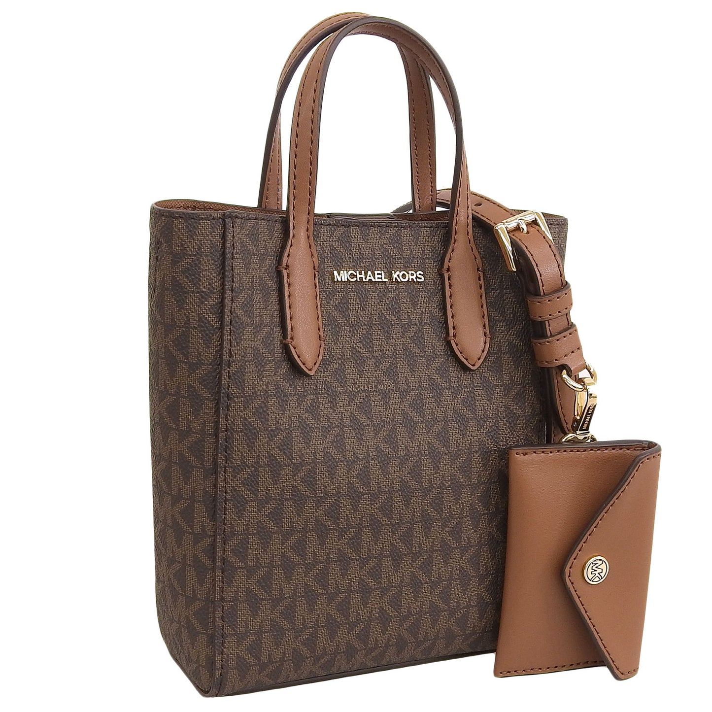 マイケルコース バッグ レディース 2WAY ショルダーバッグ ハンドバッグ アウトレット ブラウン VINCENT XS XBDY W/CRD ATTCH 35F4G2VC0B-BROWN MICHAEL KORS