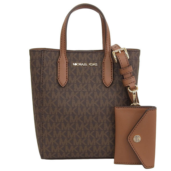 マイケルコース バッグ レディース 2WAY ショルダーバッグ ハンドバッグ アウトレット ブラウン VINCENT XS XBDY W/CRD ATTCH 35F4G2VC0B-BROWN MICHAEL KORS