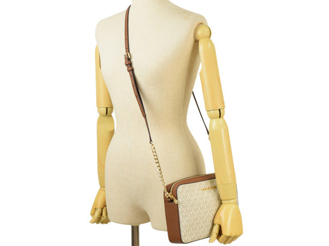 マイケルコース MICHAEL KORS 斜めがけショルダーバッグ チェーン レディース 女性 プレゼント ブランド アウトレット 35f8gttc3b-vanilla 新生活  母の日　土日祝も毎日発送します