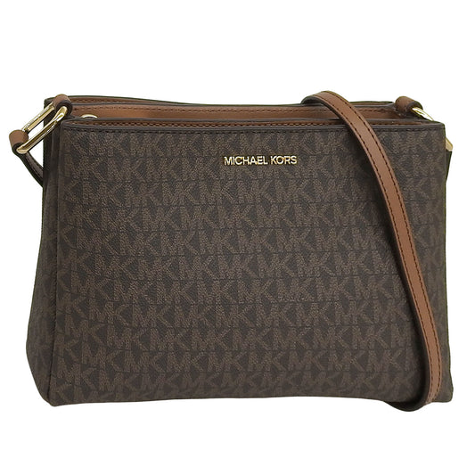 マイケルコース バッグ レディース ショルダーバッグ アウトレット ブラウン ミディアムトリプルコンパートメント クロスボディ MD TRPL CPTMT XBODY 35H1G9TC8B-BROWN MICHAEL KORS