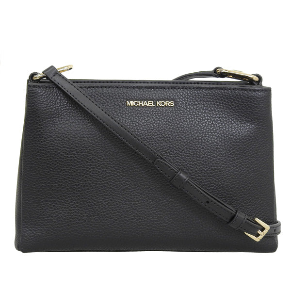 マイケルコース バッグ レディース ショルダーバッグ アウトレット レザー ブラック トリシャ トリプル クロスボディ ミディアム TRISHA MD TRPL CPTMT XBODY 35H1G9TC8L-BLACK MICHAEL KORS