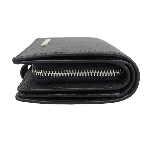 マイケルコース 財布 レディース 二つ折り財布 アウトレット レザー ブラック ジェットセットトラベル ミディアム ビルフォールド ジップ コンパクトウォレット JET SET TRAVEL MD BIFLD ZP CN WLLET 35R4STVF6L-BLACK MICHAEL KORS 母の日　土日祝も毎日発送します