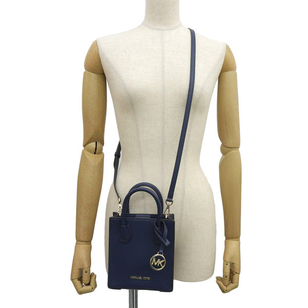 マイケルコース バッグ レディース 2WAY ショルダーバッグ アウトレット レザー ネイビー マーサー MERCER XS NS SHOPPER XBODY 35S1GM9T0L-NAVY MICHAEL KORS 母の日　土日祝も毎日発送します