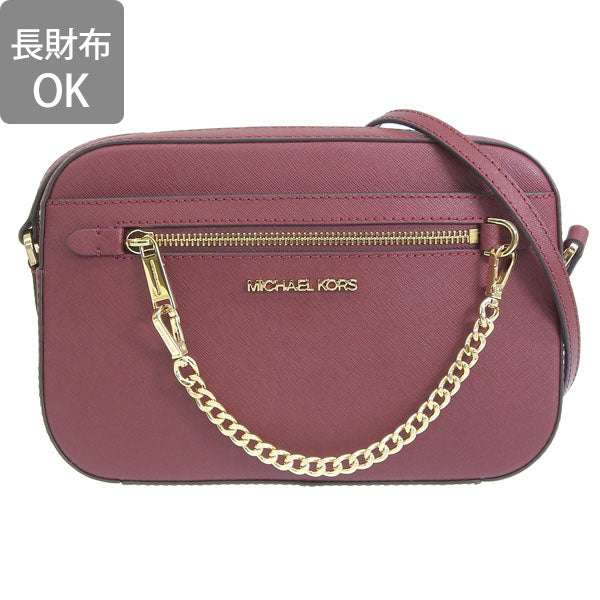 マイケルコース バッグ レディース ショルダーバッグ アウトレット レザー ダークチェリー JET SET ITEM 35S1GTTC7L-DARKCHE MICHAEL KORS 母の日　土日祝も毎日発送します