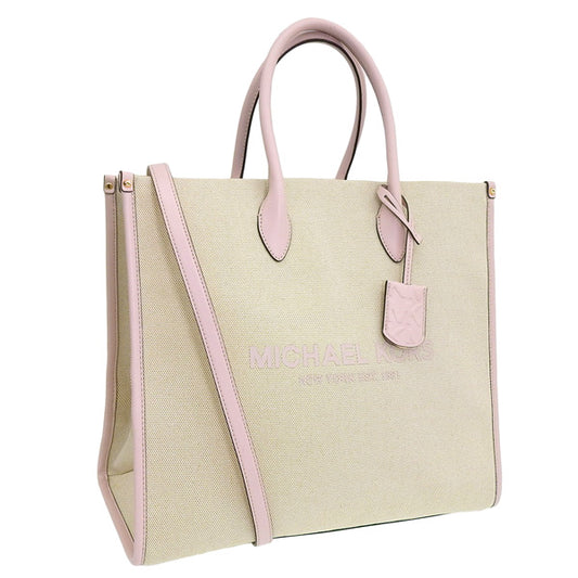 マイケルコース バッグ レディース アウトレット トートバッグ 2WAY キャンバス パウダーブラッシ MIRELLA NS 35S2G7ZT3C-POWBLU MICHAEL KORS 母の日　土日祝も毎日発送します