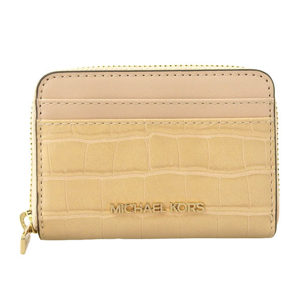 マイケルコース MICHAEL KORS ショップ袋付き  名刺入れ カードケース 小銭入れ バフ ベージュ系 レディース 35t1gtvz2e-buff レディース 女性 プレゼント ブランド ギフト 新生活  母の日　土日祝も毎日発送します