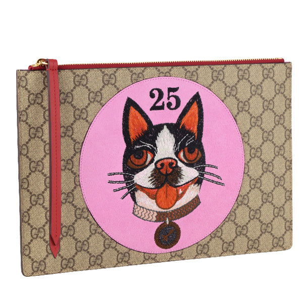 グッチ GUCCI クラッチバッグ ポーチ 犬 アウトレット 5062809f27g9752-zz レディース 女性 プレゼント ブランド ギフト 新生活  母の日　土日祝も毎日発送します