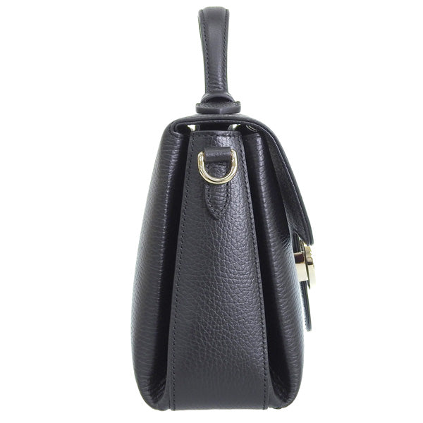 グッチ バッグ レディース 2WAY ショルダーバッグ アウトレット レザー ブラック インターロッキングG 510302CAO0G1000 GUCCI