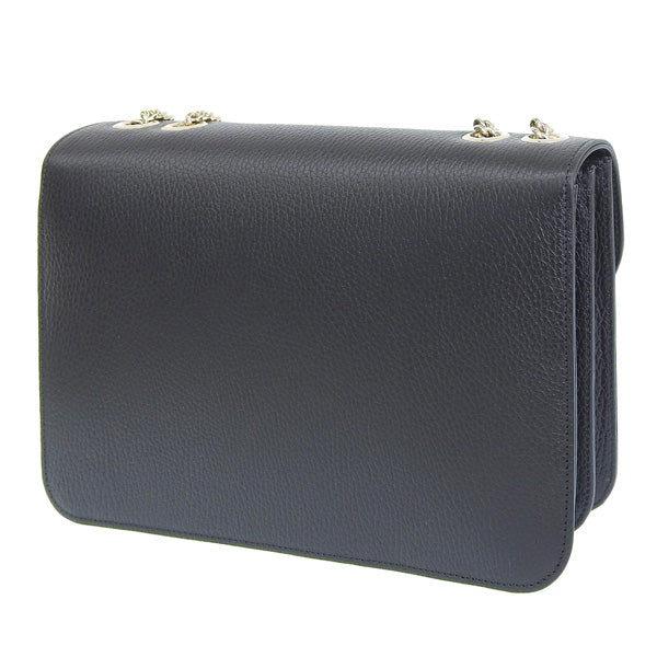 グッチ バッグ レディース ショルダーバッグ アウトレット レザー ブラック インターロッキングG 510303CAO0G1000 GUCCI 母の日　土日祝も毎日発送します
