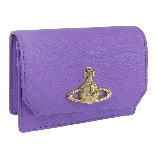 ヴィヴィアンウエストウッド 小物 レディース カードケース アウトレット サフィアーノ パープル BUSINESS CARD HOLDER 5115002DWS000BJ405 VIVIENNE WESTWOOD