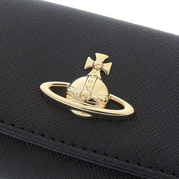 ヴィヴィアンウエストウッド 小物 レディース キーケース アウトレット サフィアーノ ブラック KEY CASE 5115002HUS000BN402 VIVIENNE WESTWOOD