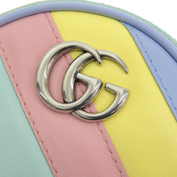 グッチ コインケース レディース アウトレット レザー ブルーマルチ 575160DTDXP3967 GUCCI 母の日　土日祝も毎日発送します