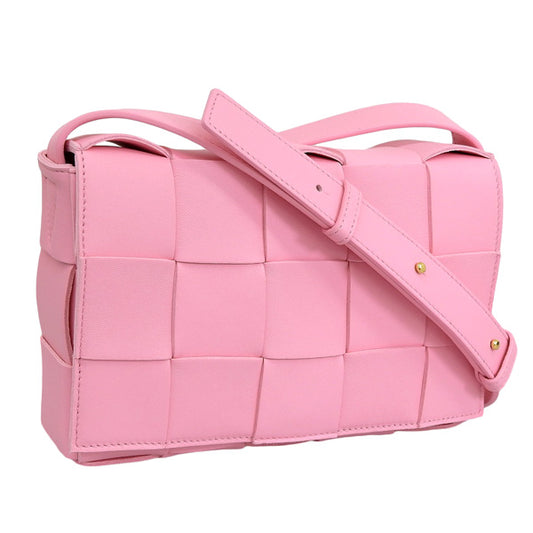 ボッテガヴェネタ バッグ レディース ショルダーバッグ ラムレザー ピンク CASSETTE 578004VMAY15832 BOTTEGA VENETA 母の日　土日祝も毎日発送します