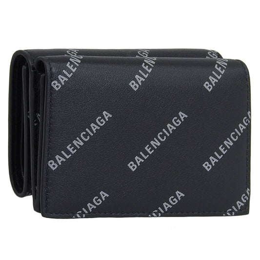 バレンシアガ 財布 レディース 三つ折り財布 アウトレット ブラックマルチ CASH MINI WALLET 594312210IG1081 BALENCIAGA