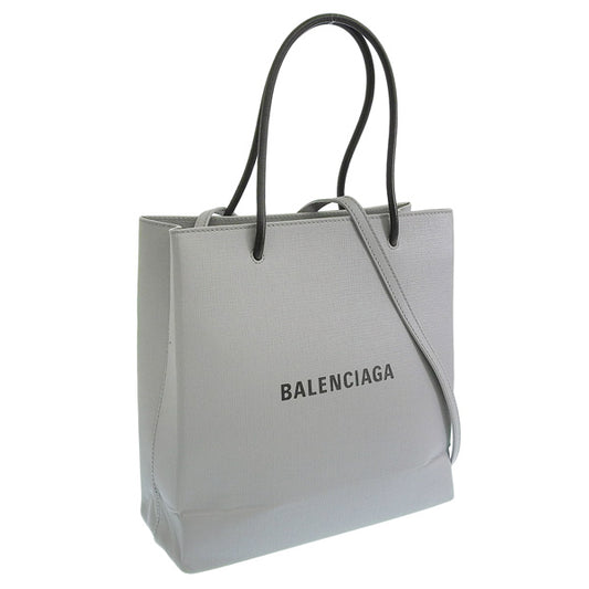 バレンシアガ トートバッグ レディース アウトレット レザー グレー SHOPPING TOTE N-SS 5978600AI2N1160 BALENCIAGA 母の日　土日祝も毎日発送します