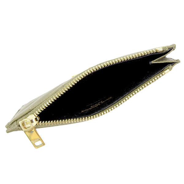 サンローラン 小物 レディース アウトレット カードケース 名刺ケース レザー オリーブグリーン 607915BOW013344 SAINT LAURENT 母の日　土日祝も毎日発送します