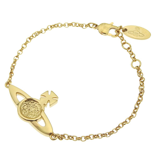 ヴィヴィアンウエストウッド アクセサリー レディース ブレスレット アウトレット ゴールド×パープル NEIL MINI BAS RELIEF 6102021002R120 VIVIENNE WESTWOOD
