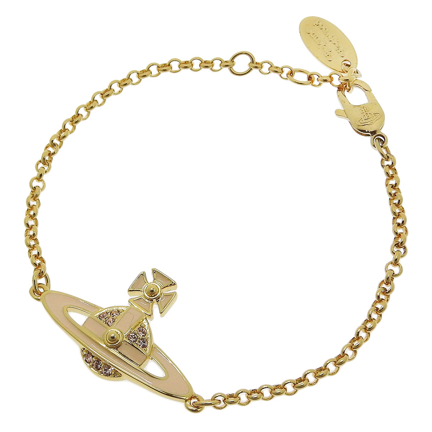 ヴィヴィアンウエストウッド アクセサリー レディース ブレスレット アウトレット ゴールド×ベージュ NEIL MINI BAS RELIEF 6102021002R516 VIVIENNE WESTWOOD