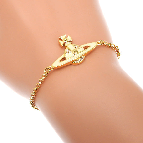 ヴィヴィアンウエストウッド アクセサリー レディース ブレスレット アウトレット ゴールド×ベージュ NEIL MINI BAS RELIEF 6102021002R516 VIVIENNE WESTWOOD