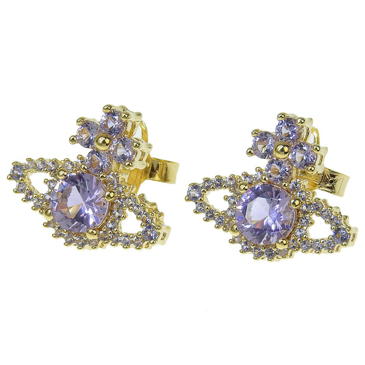 ヴィヴィアンウエストウッド アクセサリー レディース ピアス アウトレット ゴールド VALENTINA ORB EARRINGS 6201010102R638 VIVIENNE WESTWOOD