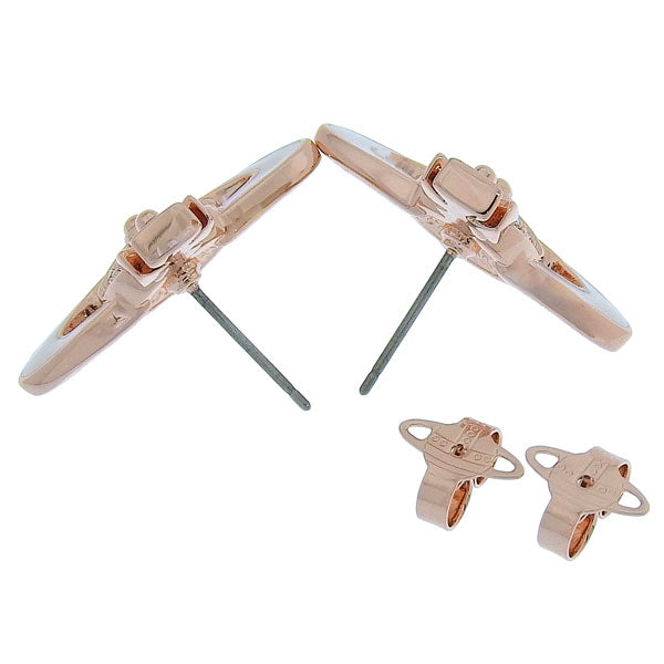 ヴィヴィアンウエストウッド アクセサリー レディース ピアス ピンクゴールド×白 NEIL MINI BAS RELIEF PENDANT-EARRINGS 6201032402G231 VIVIENNE WESTWOOD