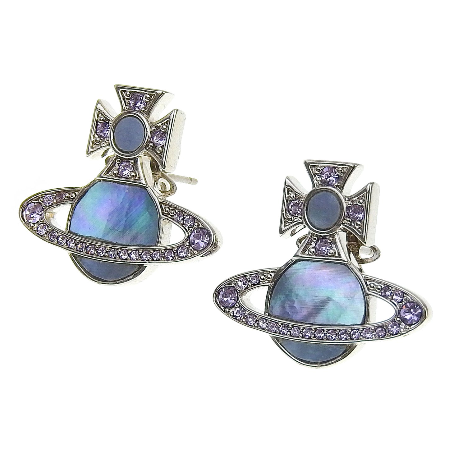ヴィヴィアンウエストウッド アクセサリー レディース ピアス アウトレット マルチカラー Orecchini Dorina earrings Ruthenium 6201036D02P618