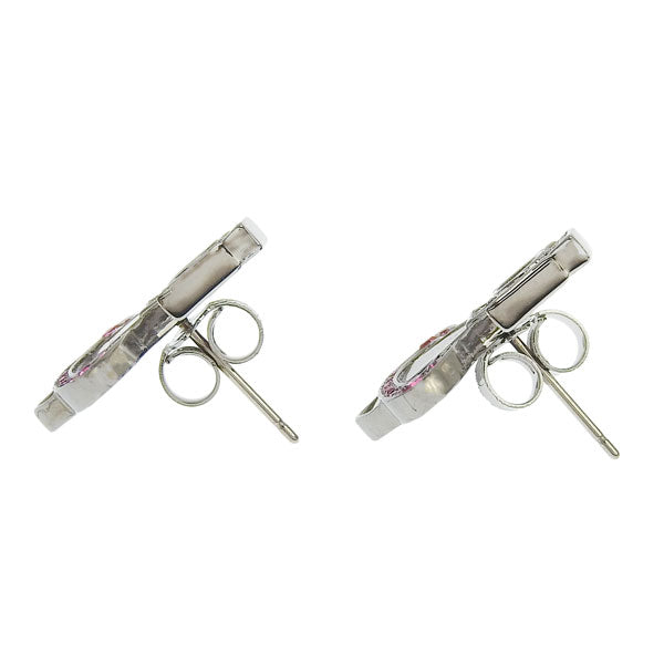 ヴィヴィアンウエストウッド アクセサリー レディース ピアス アウトレット レッド Orecchini Dorina earrings Ruthenium 6201036D02S366 VIVIENNE WESTWOOD